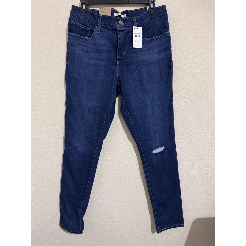 Levi's 311 Shaping Skinny Denim Jeans Women's 31x30 Blue Cotton Viscose Blend